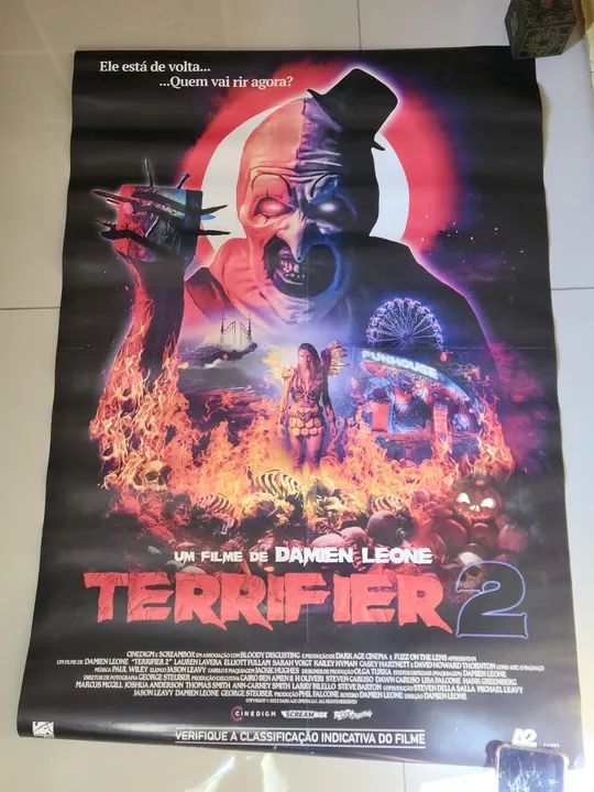 Poster Terrifier 2 original de Cinema 