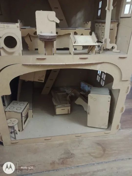 Casinha de Bonecas de Madeira - Foto 3