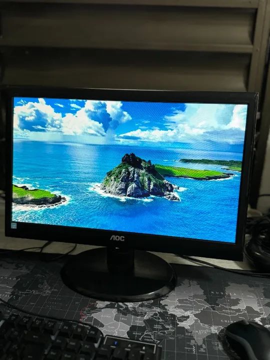 Monitor AOC 18,5 LED E950Swn HD Widescreen Conexão VGA