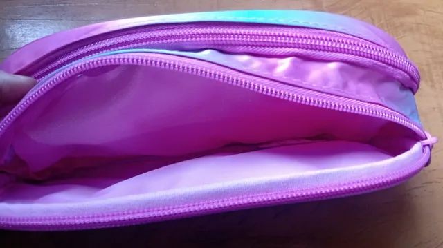 Pink Pencil Case, Sequined, with a Minor Flaw That Does Not Affect Its Beauty64628724015107121