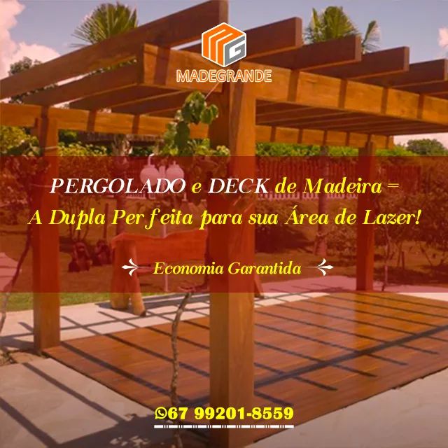 Madeiras para Deck e Pergolado