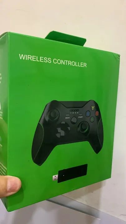CONTROLE SEM FIO WIRELESS P XBOX ONE One S One X PC LH-808 ( C ADAPTADOR sem fio de 2,4 G) - Foto 4