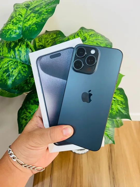 iphone 15 pro maxx semi impecável / avance aqui  - Foto 2
