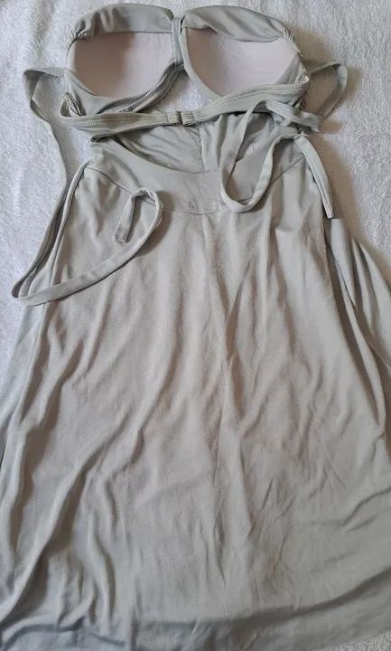 Vestido Costa Nua laço  Pescoço  - Foto 2