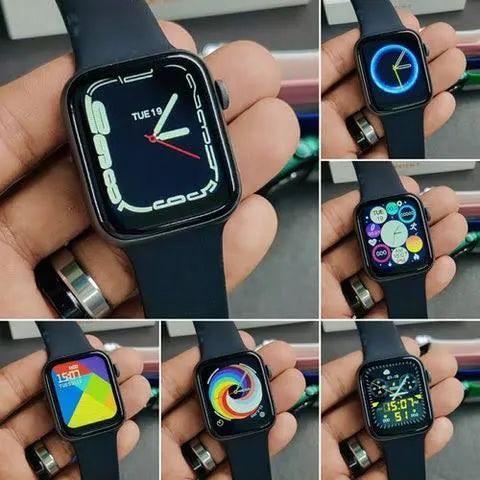 Smartwatch I7 Pro Max 1 77 Pol Troca Foto Faz ligacao Reproduz Musica e etc. Smartwatches Independencia Montes Claros 1305236373 OLX