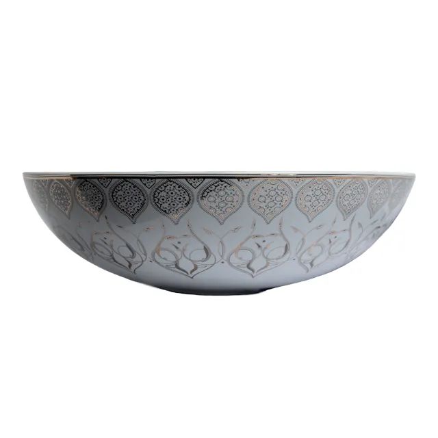 Cuba Apoio Evier Bella Tazza Gold Persia Banheiro Luxo - Foto 2