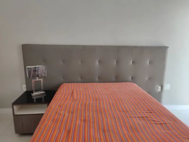 Cabeceira 2,61m x 1,21m em Corano Cinza  - Foto 4