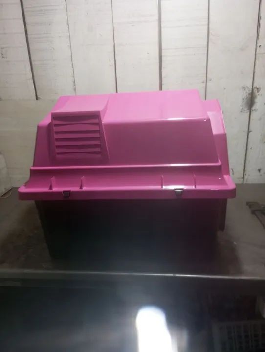 Casinha para cachorro rosa - Foto 2