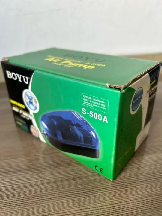 Compressor bomba de ar Boyu S 500A 4 Lts min. Aquários de até 100 litros - Foto 2