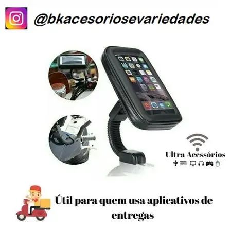 Suporte Celular P/ Moto 360º - Impermeável C/ Carregador Usb - Foto 6