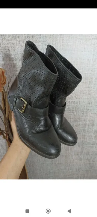 Bota Feminina em Couro Legítimo N35