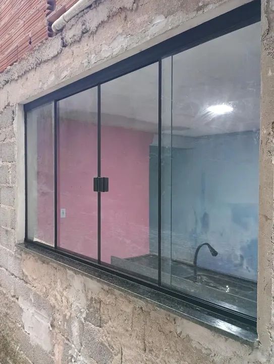 Jánela vidro temperado incolor 8mm  - Foto 4