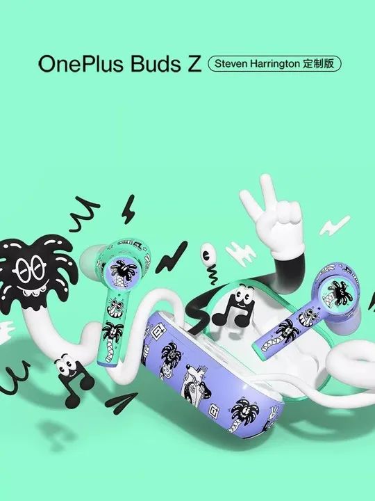 OnePlus Buds Z - Steven Harrington - Bluetooth 5.0 - Limited Edition - Global - Foto 2