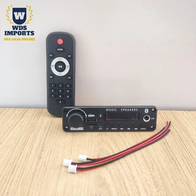 Placa de Som decodificadora Amplificada USB Bluetooth 150W 2x75W