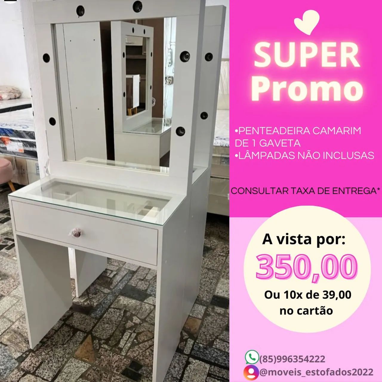 Promoção Penteadeira Camarim  - Foto 3