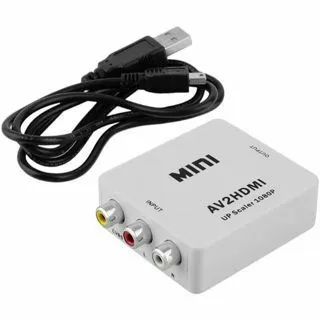 Conversor AV para HDMI - Upscaler 1080p - Novo - Foto 2
