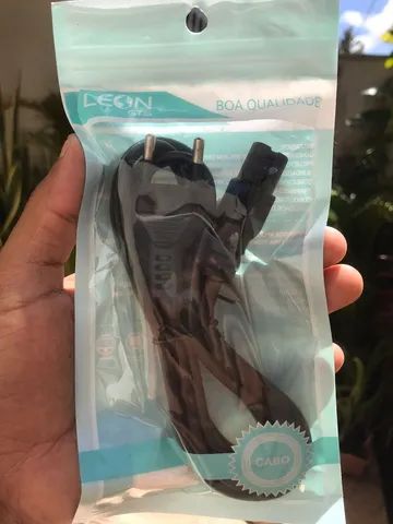 Cabo De Força Bipolar Para Tv Smart Notebook Impressora 2 metros (Novo) - Foto 2