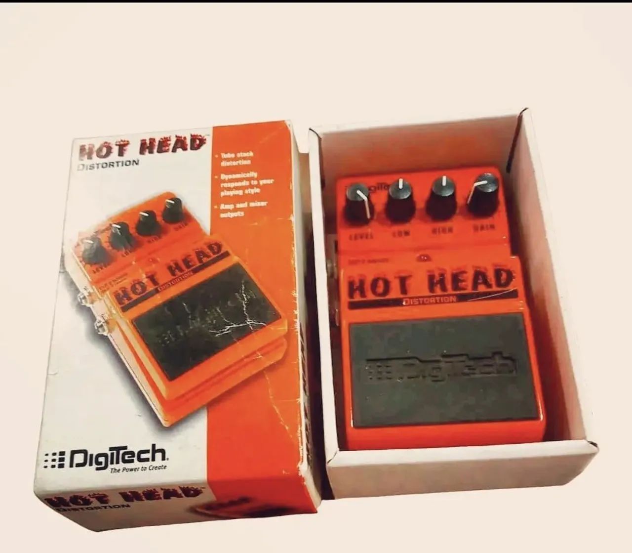 Pedal HOT HEAD Digitech Distortion Distorção