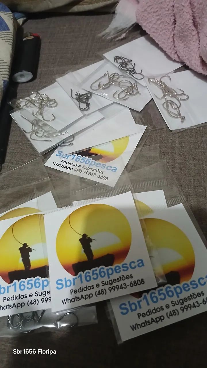 Anzol Sbr1656 Pesca - Kit com diversos anzóis!