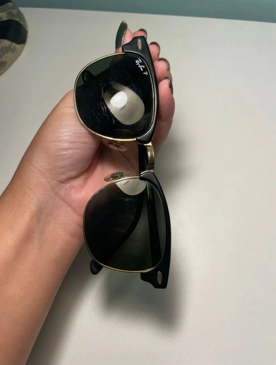 Óculos de sol ray ban clubmaster - Foto 4