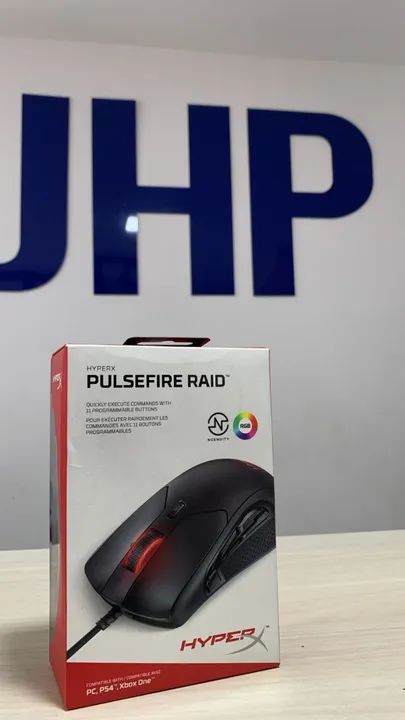 MOUSE GAMER HYPERX PULSEFIRE RAI HX-MC005B / Nova Lacrada / Loja Fisica