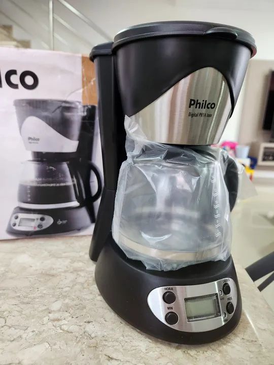 Cafeteira Elétrica Philco Digital PH14 Inox 1,4L - 220v  - Foto 4