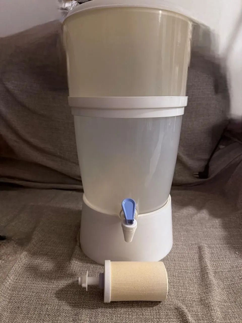 Filtro 10L (5L em cima / 5L embaixo- 1 Filtro - Branco 