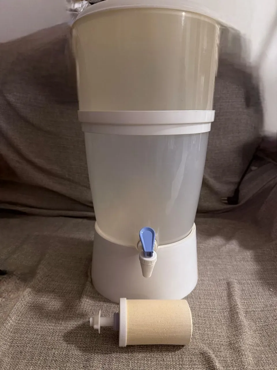 Filtro 10L (5L em cima / 5L embaixo- 1 Filtro - Branco