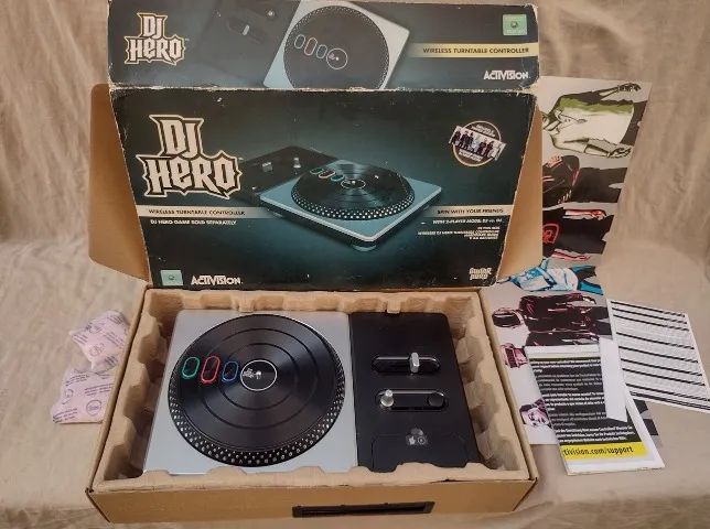 Controle Dj Hero Original Para Xbox 360
