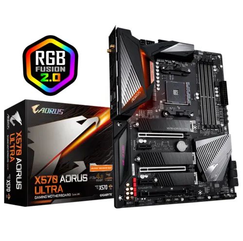 placa mãe Aorus ultra x570 + processador AMD ryzen 3900x + 32gb ram ddr4 - Foto 2