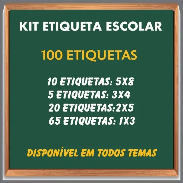 Etiquetas escolares 2