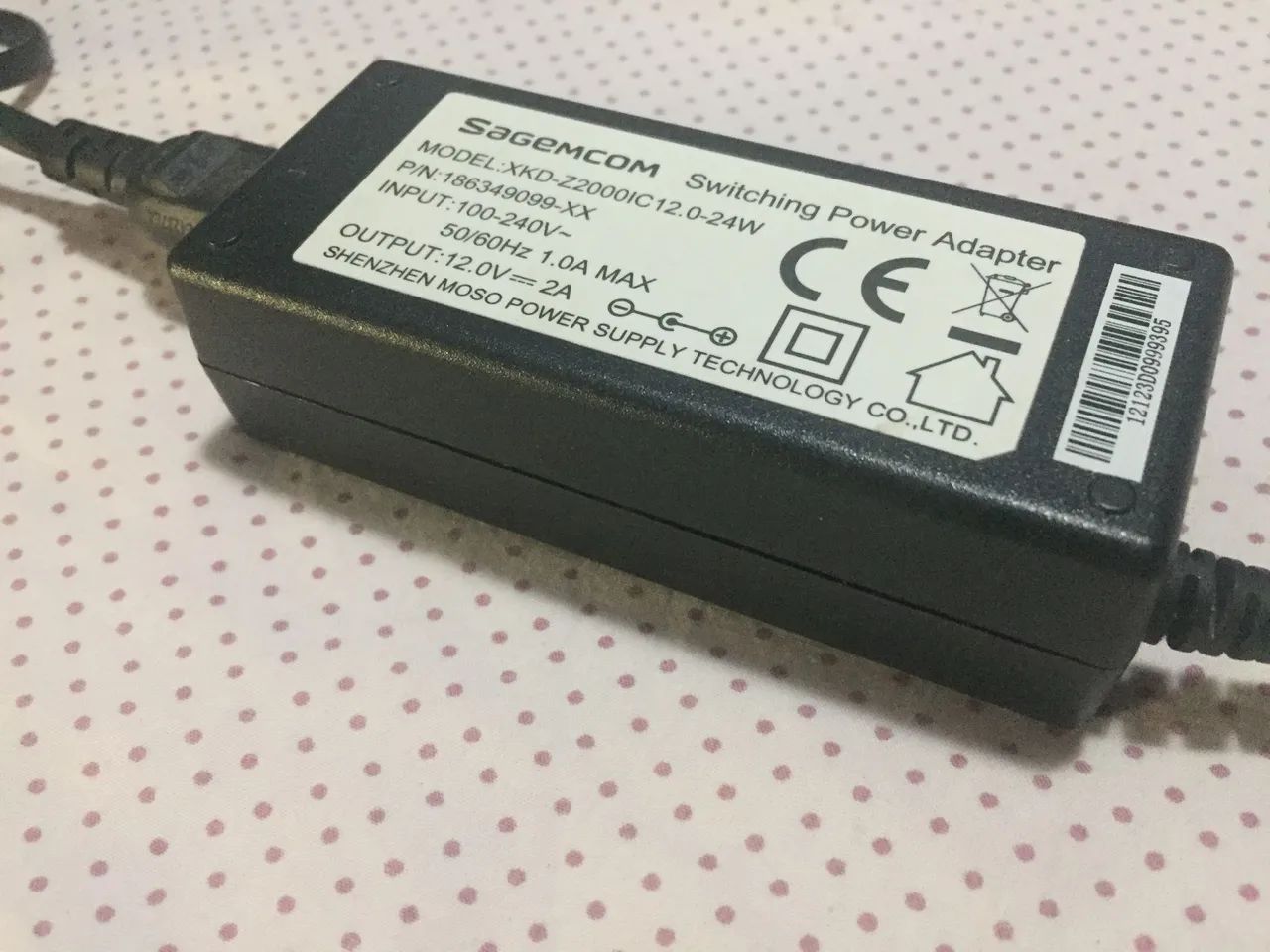 Adaptador de energia Sagemcom 12V 2A - Foto 3