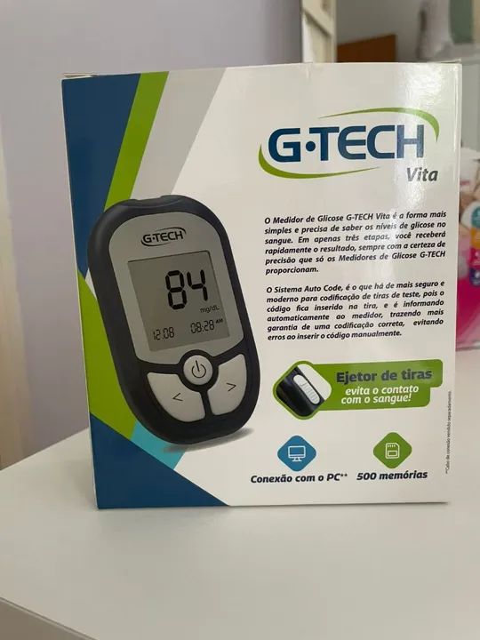 Tiras Reagentes G-Tech Vita Auto Code 45 unidades - Foto 3