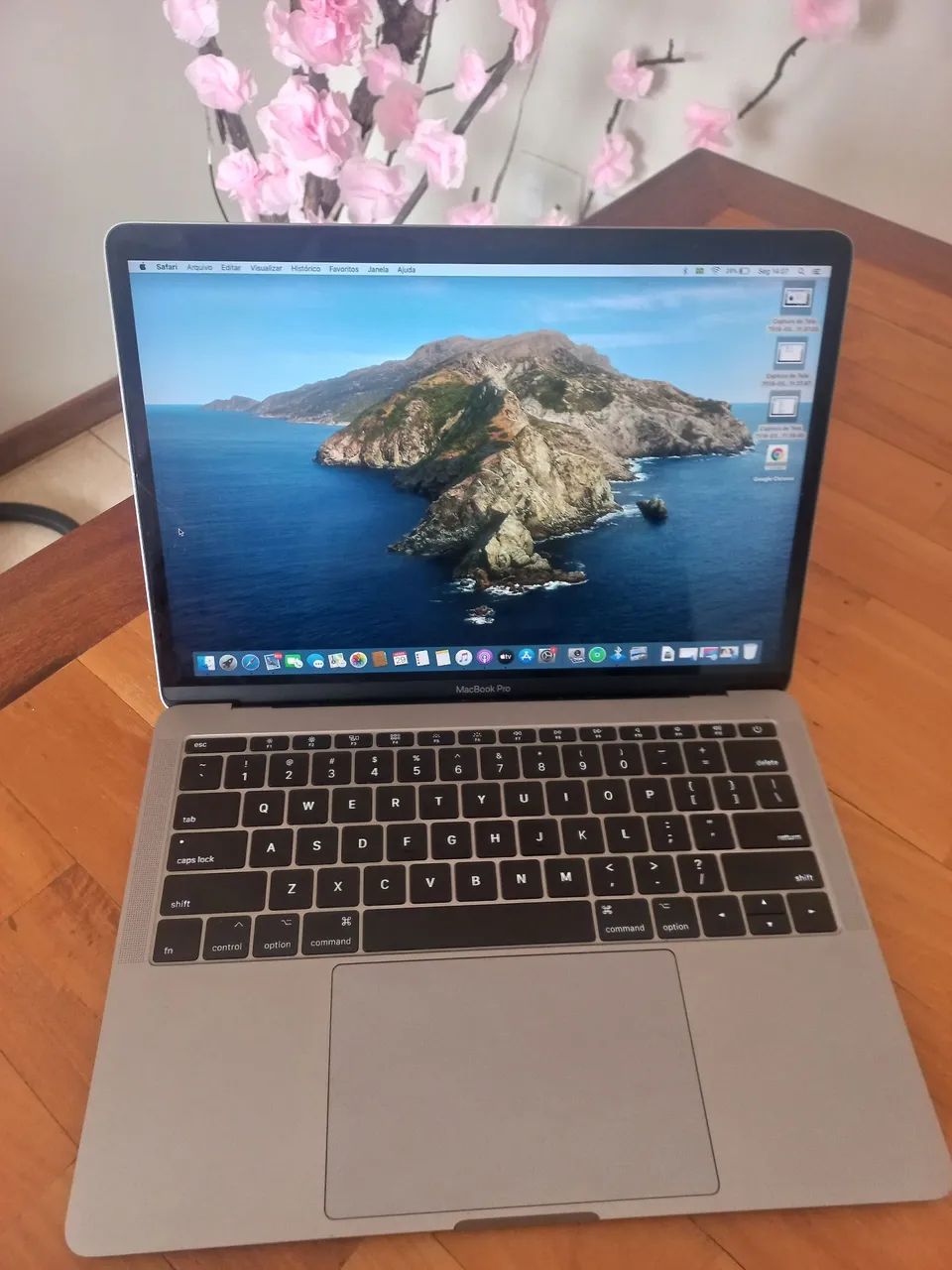 Macbook Pro 13'' 2017 Intel i5 8gb ram 256gb Mod A1708 Prateado