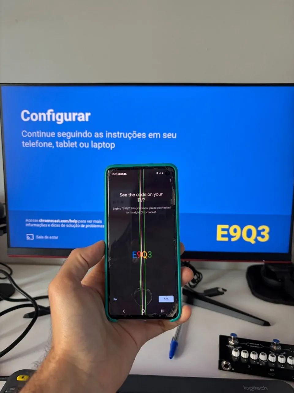 Chromecast 1ª Geração - Transforme sua TV em Smart!64303555394819124