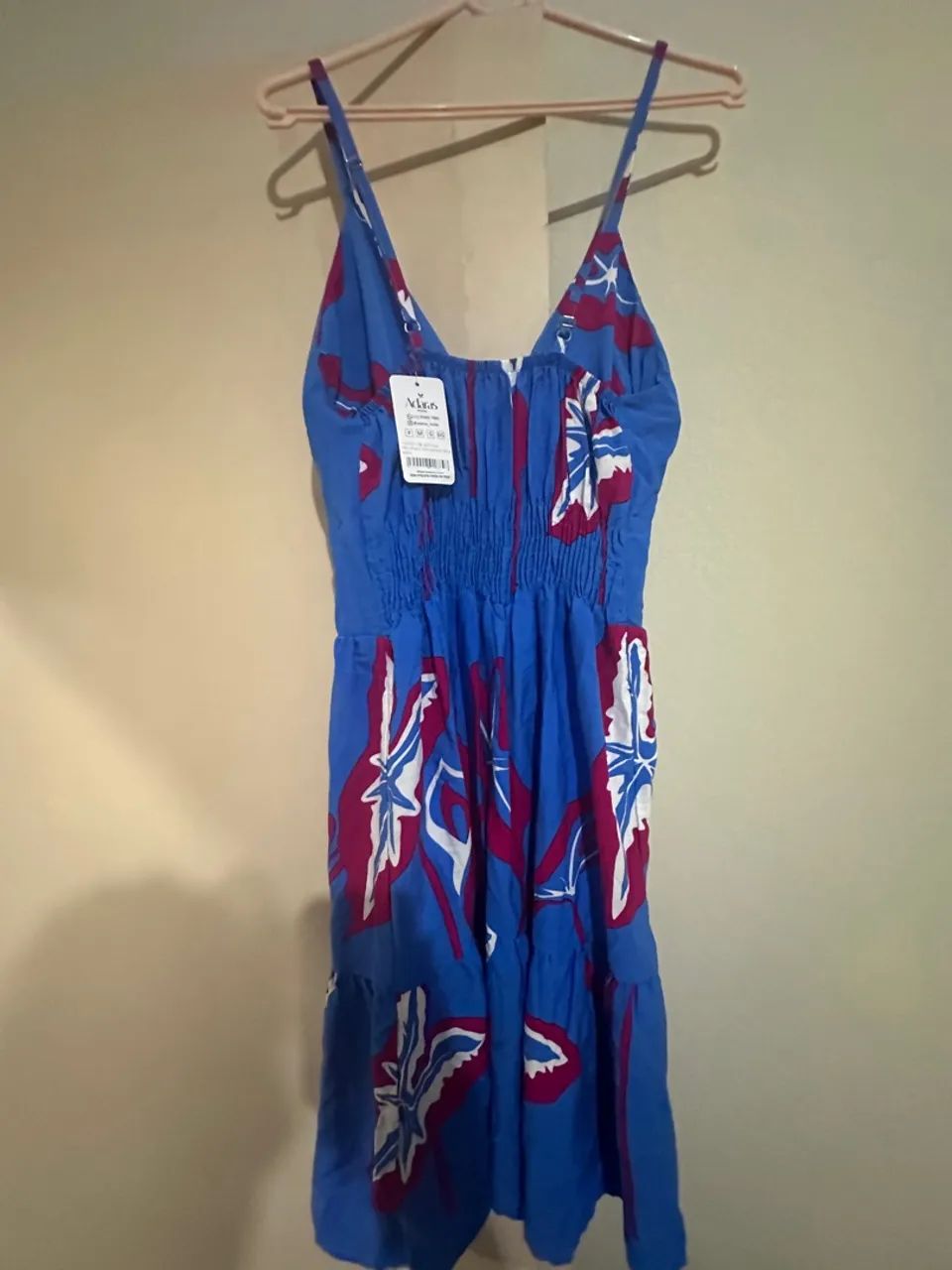 Vestido Azul Floral - Foto 3