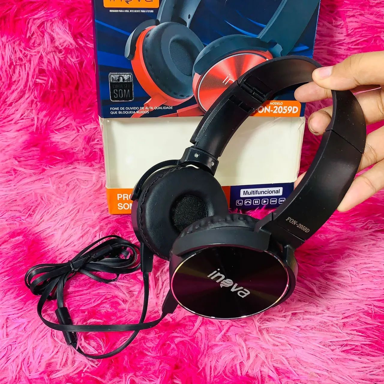 Fone inova com fio FON-2059D - Foto 2
