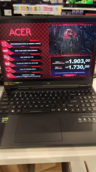 Notebook gamer nota fiscal  - Foto 2