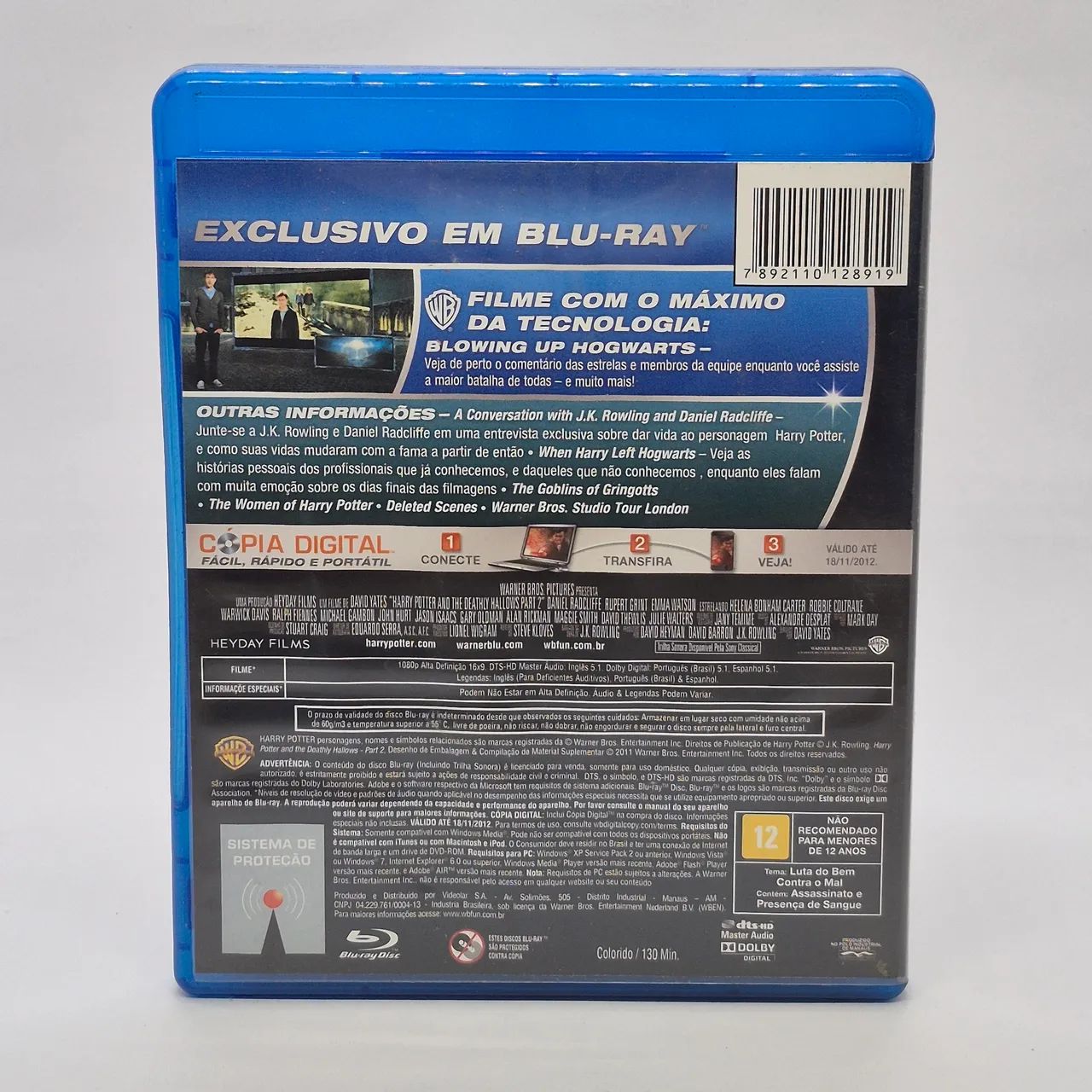 Blu-ray - Harry Potter e as Relíquias da Morte - Parte 2 (Ed. Especial) - Foto 2