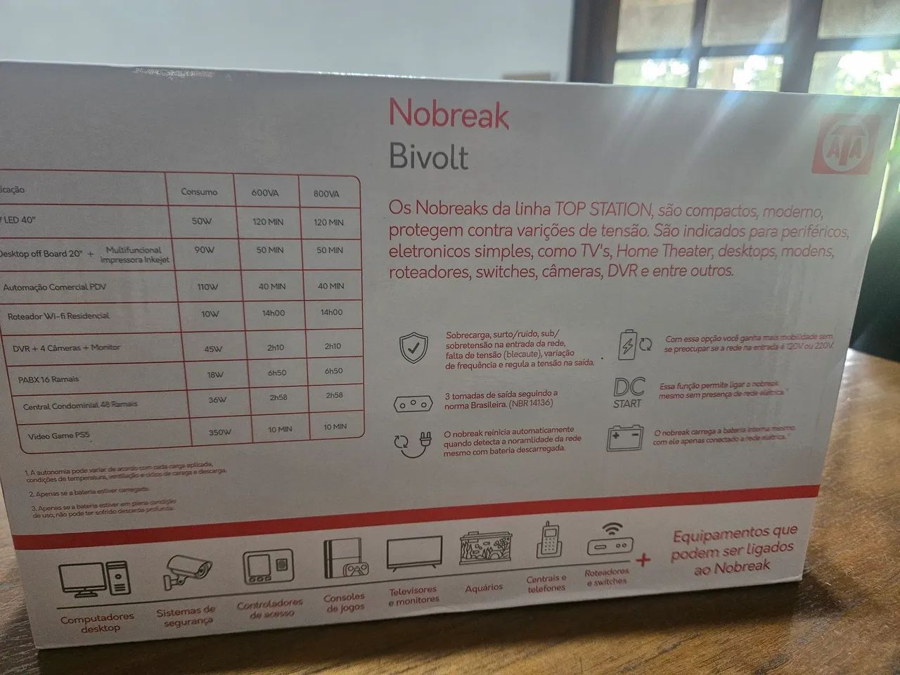 Nobreak Bivolt Top Station TS 800 VA Plus - Foto 4
