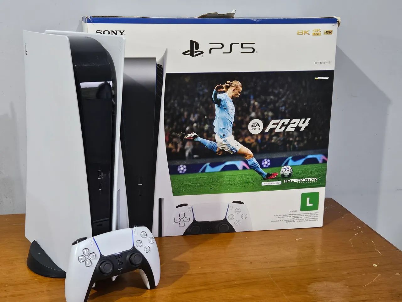 PS5 Fat + FIFA 24 + Controle - Perfeito Estado!64294630917507121