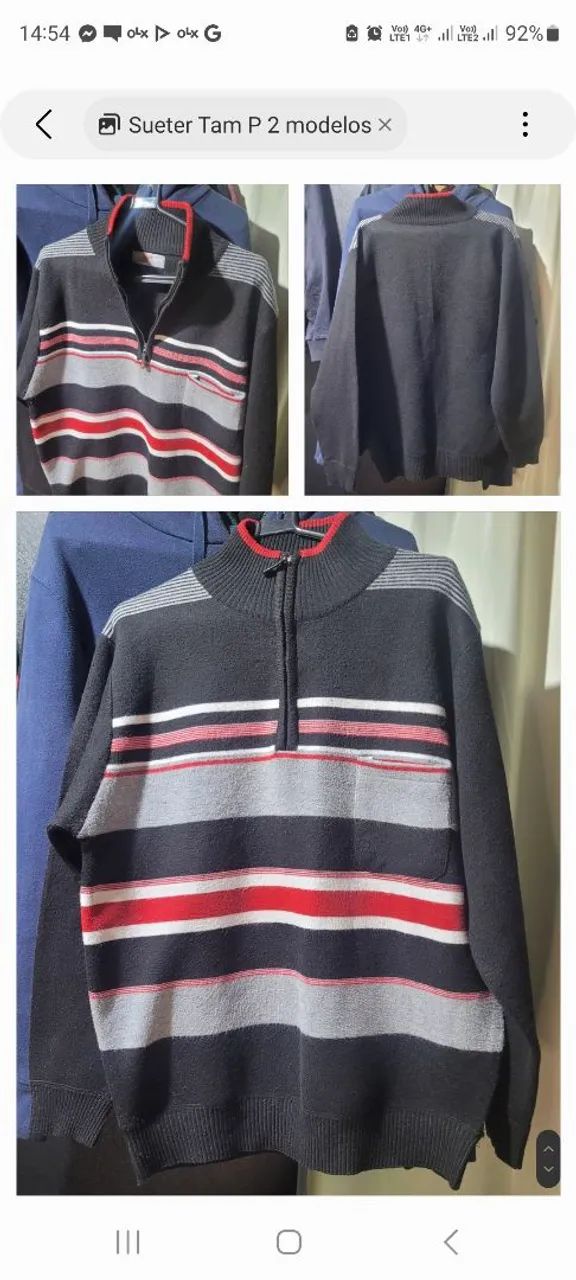 Blusas Masculinas Tam P e M - Foto 2
