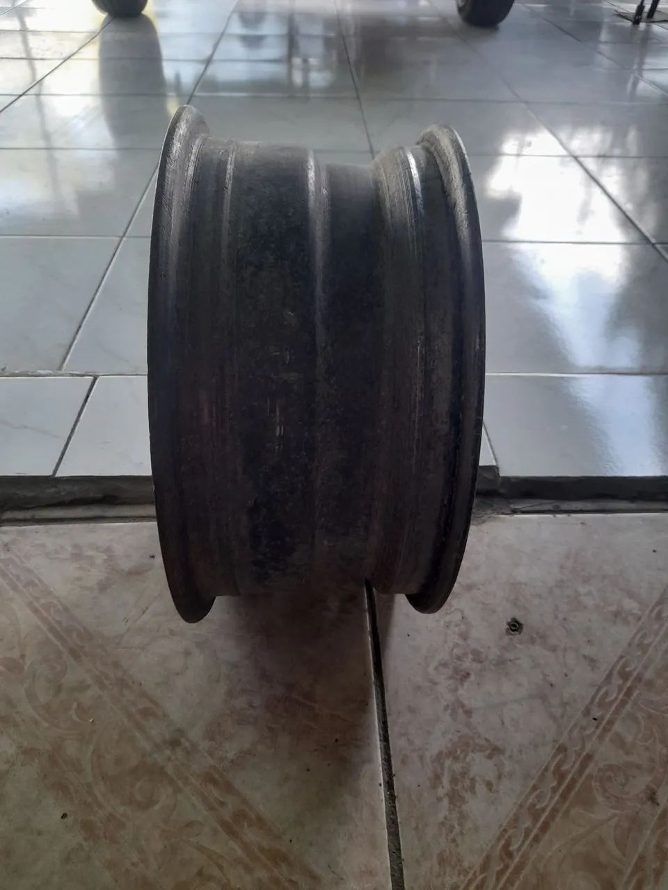 Roda 13 scorro ford DelRey corcel e belina três furos original  - Foto 3