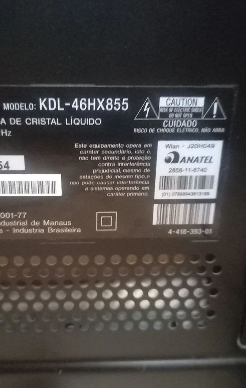 TV SONY 46" KDL-46HX855  - Foto 6