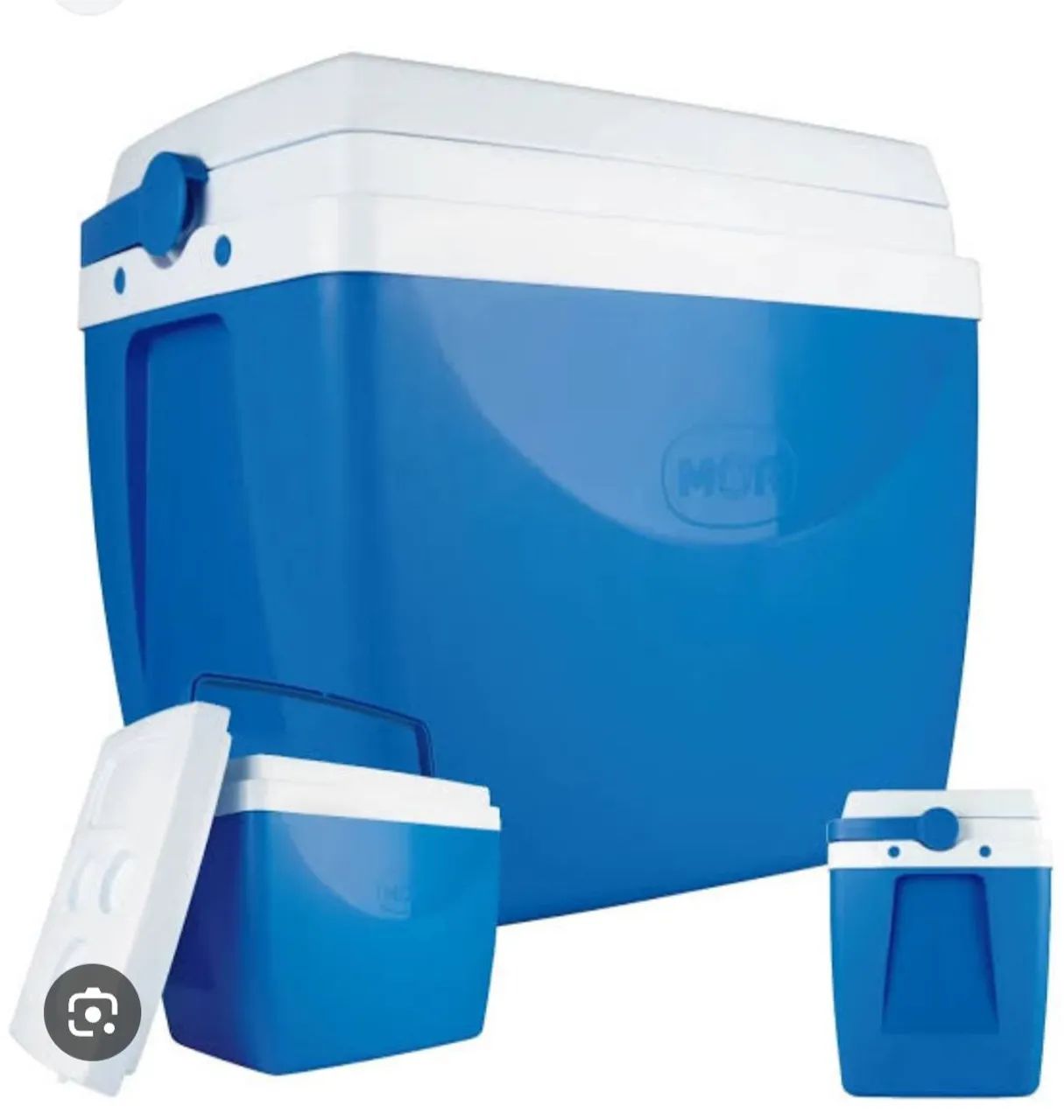 Cooler Térmico Portátil Azul - Ideal para Camping e Praia - Foto 3