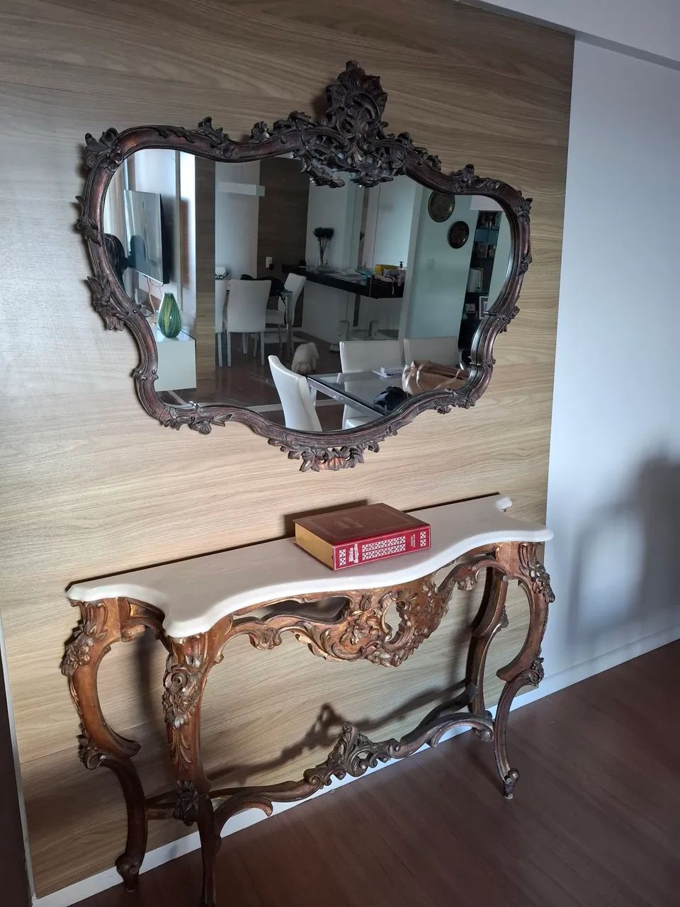 Aparador e espelho Luis XV original