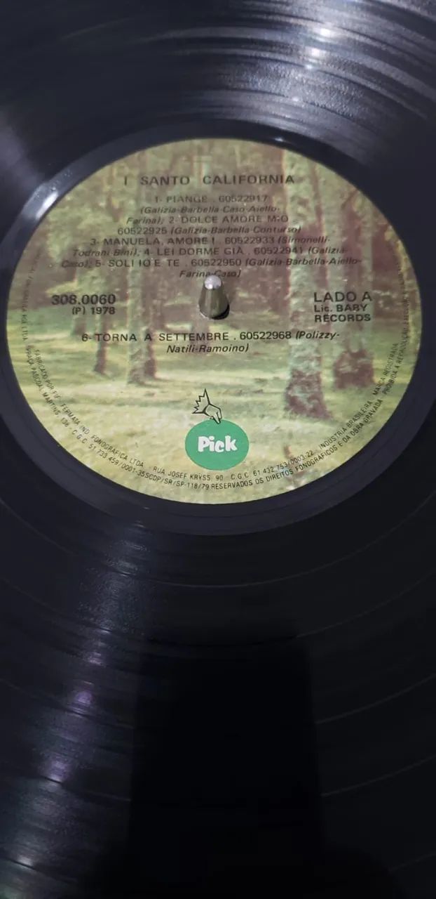 Lp I Santo Califórnia - Gabbiano (excelente) - Foto 3