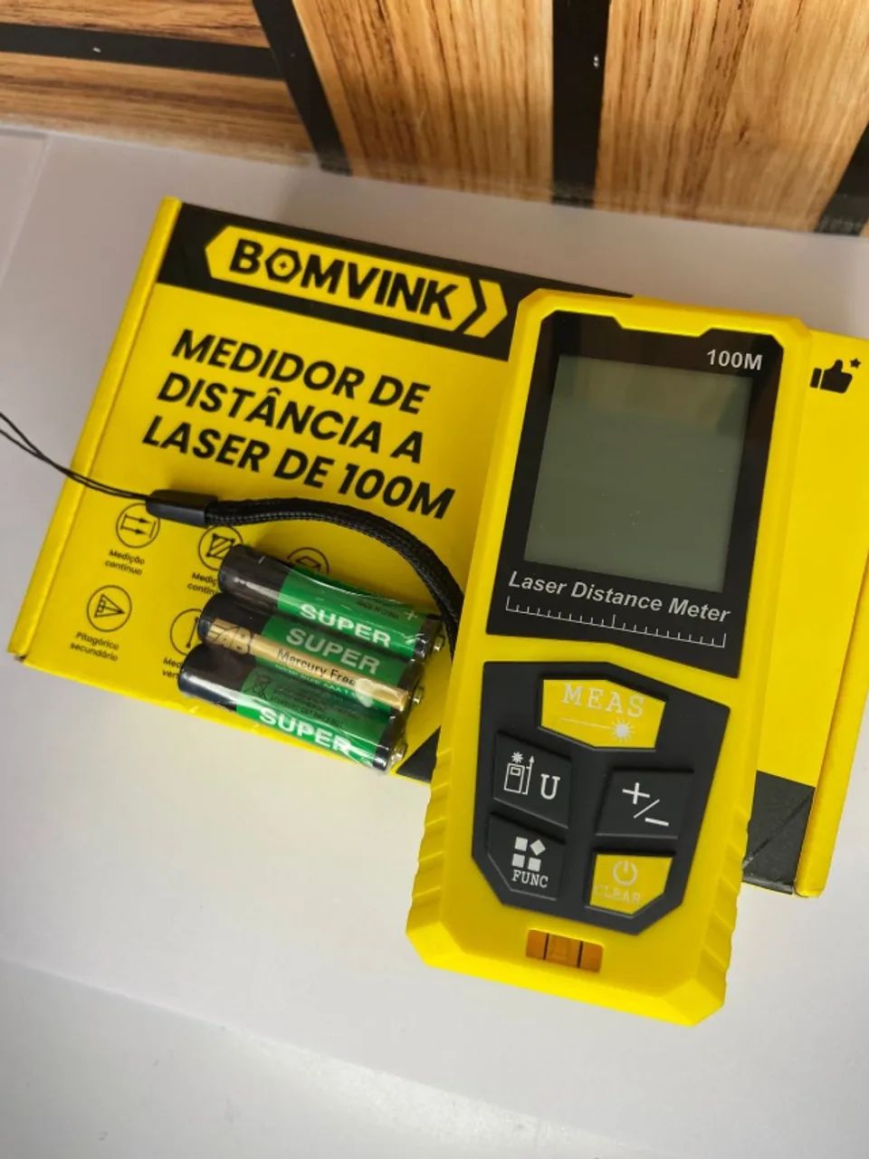Medidor de Distância a Laser de 100M - BOM-6545 BomVink