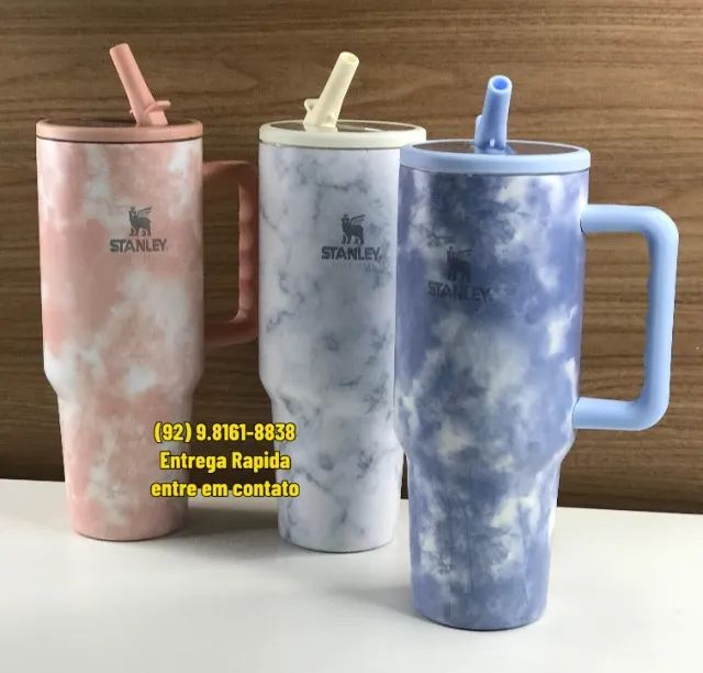 Copo Termico Com Canudo 1200ml  - Foto 2