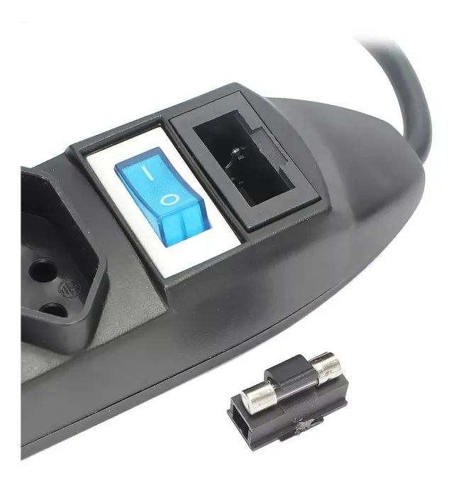 Filtro de Linha Knup 6 Tomadas Cabo 3m SL7606-3M Preto - WZetta - Foto 4